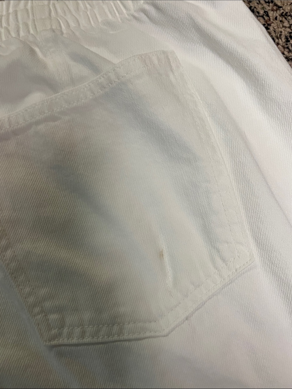 Universal Thread Wide-Leg Baggy Drawstring Pants White Size XL | NWOT/Flaw - Picture 7 of 8